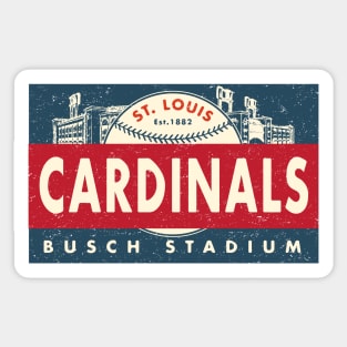 St. Louis Cardinals Banner by Buck Tee Originals Sticker